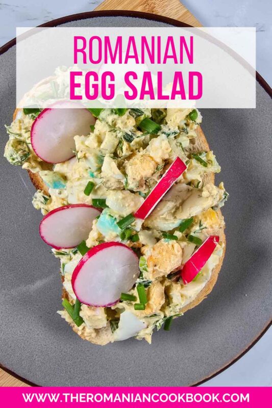 Romanian Egg Salad Recipe – Salata de Oua pin